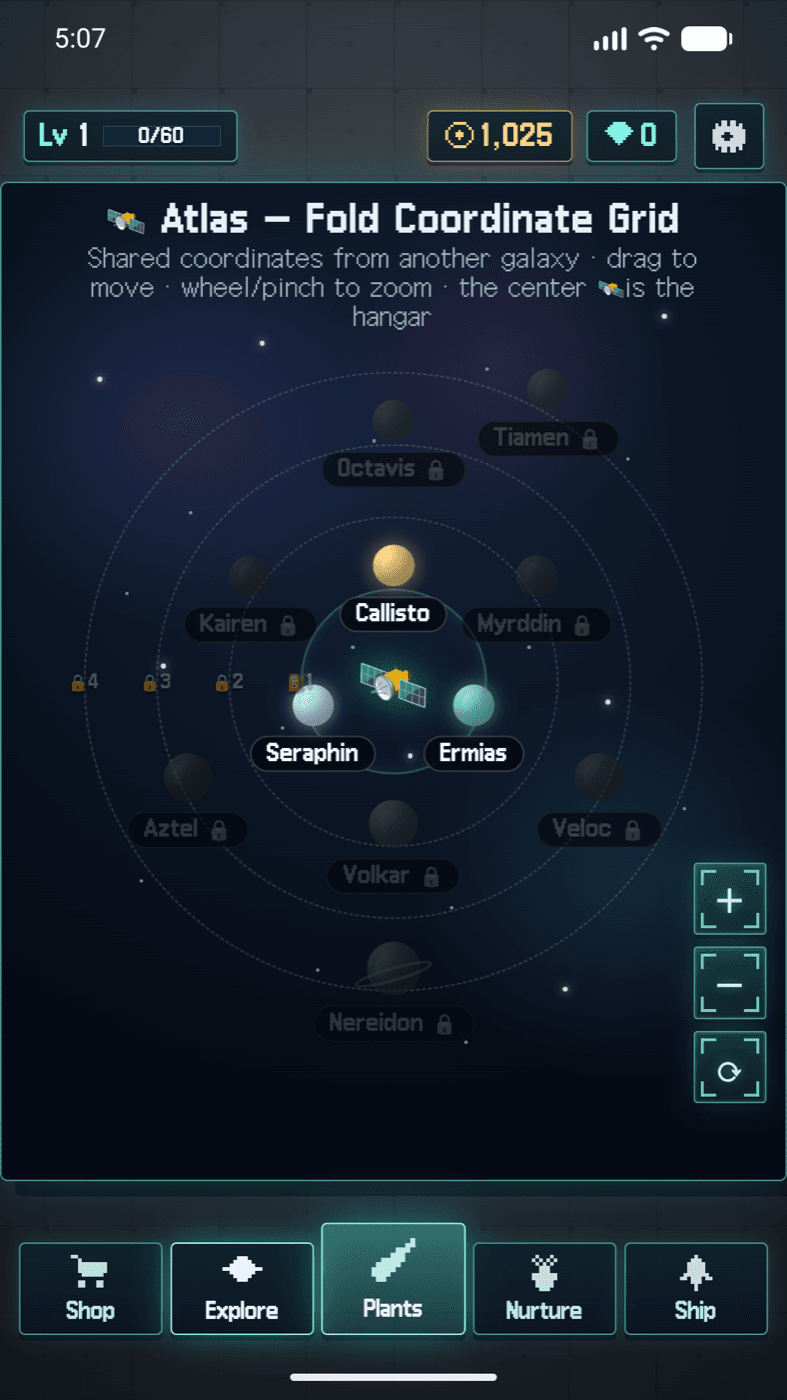 BloomStrike — exploring alien worlds for seeds
